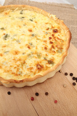tarte aux poireaux