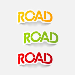 realistic design element: road