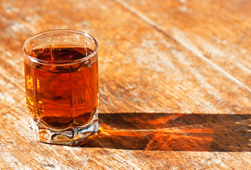 full glass of whiskey