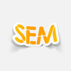 realistic design element: sem