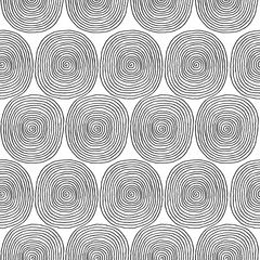 Spiral seamless pattern in black and white