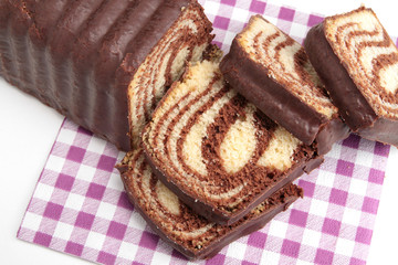 marbré au chocolat