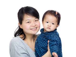 Asian mother and daughter