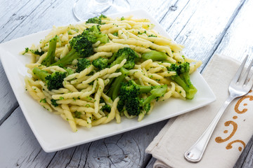 Trofie with broccoli