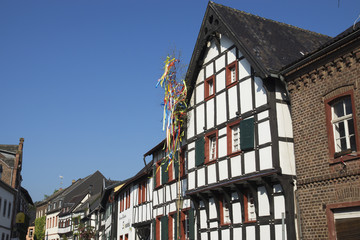 Fachwerkhaeuser in Mechernich-Kommern, Deutschland