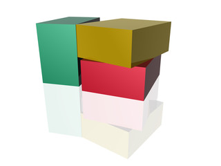 3D flag - Benin