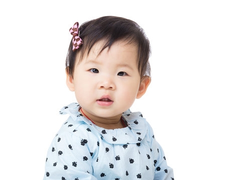 Asian baby girl portrait