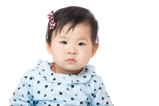 Asia baby girl portrait