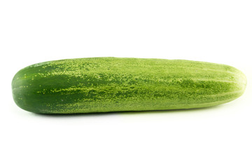 Cucumber on white background.