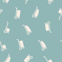 seamless background: trolley