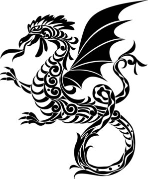 Arabesque dragon
