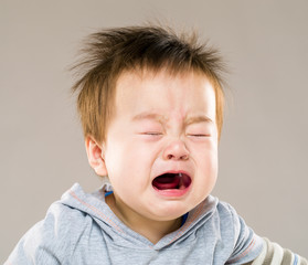Crying baby boy