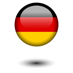 Flag button illustration - Germany