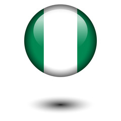 Flag button illustration - Nigeria