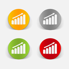 realistic design element: chart
