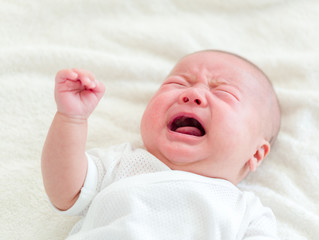 Yawning baby