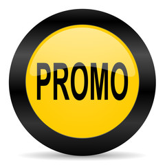 promo black yellow web icon