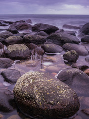 Morgendämmerung an der Küste Rügens
