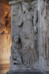 Arch of Constantine in Rome next Coliseum