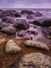 Morgendämmerung an der Küste Rügens