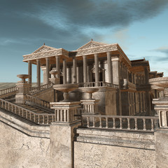 Obraz premium Olympia - A greek fantasy background