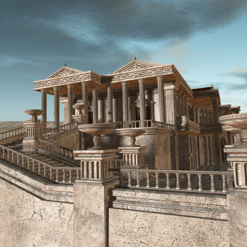Olympia - A greek fantasy background