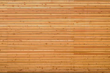 Background texture of finely slatted wood