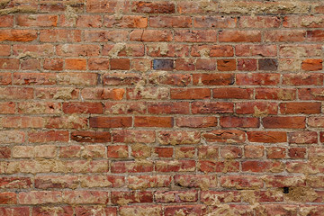 Naklejka premium Background Wall Texture of an old section facade