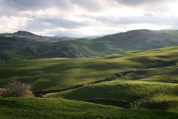 Roccapalumba, colline entroterra sicilia