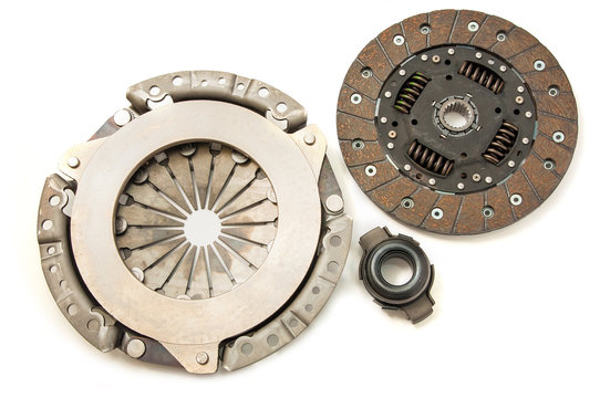Clutch kit car on a white background