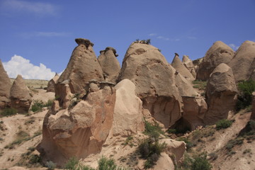 Fototapeta na wymiar wspaniały krajobraz Kapadocji
