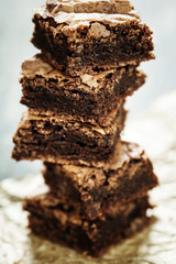 homemade brownie