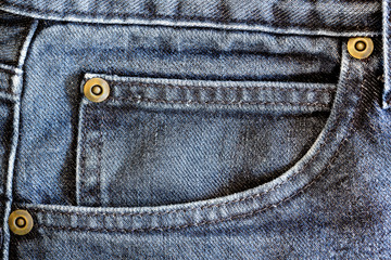 blue jeans pocket