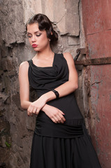 woman with beautiful hair