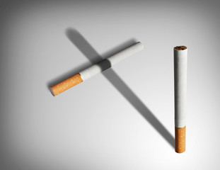 Smoking kills concept.