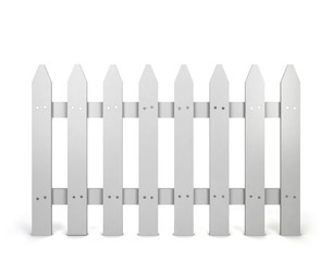 White fence