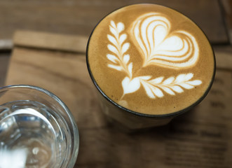 Coffee latte art