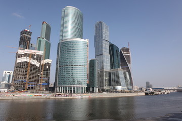 Fototapeta na wymiar Famous and Beautiful view Skyscrapers City international busine