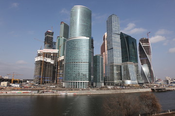 Fototapeta na wymiar Famous and Beautiful view Skyscrapers City international busine