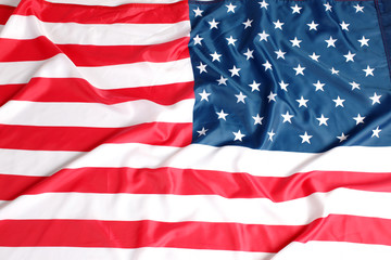 Fototapeta premium Close up of American flag