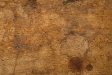 Stains on the floor planks