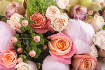 Abstract background of flowers.