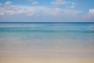 Fototapeta na wymiar beautiful summer background of sea sand beach