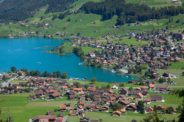 Fototapeta na wymiar Small alpine lake