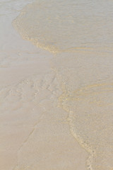 sand on the white background