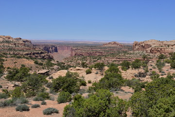 Fototapeta na wymiar Grunty Canyon w Utah w kwietniu 2014