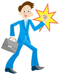 やる気のあるビジネスマン