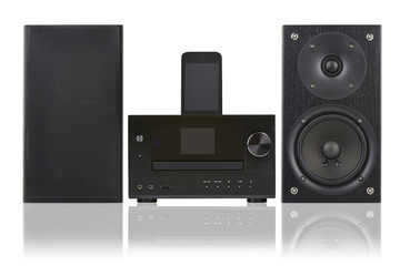 Obraz premium Network receiver system from front