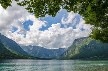Fototapeta premium Bergsee in Slowenien
