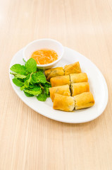 Fried spring rolls